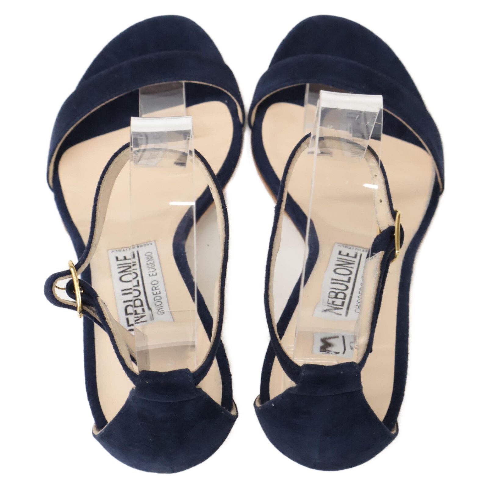 NEBULONI E ネブローニ 【美品】5805 スエード アンクルストラップ