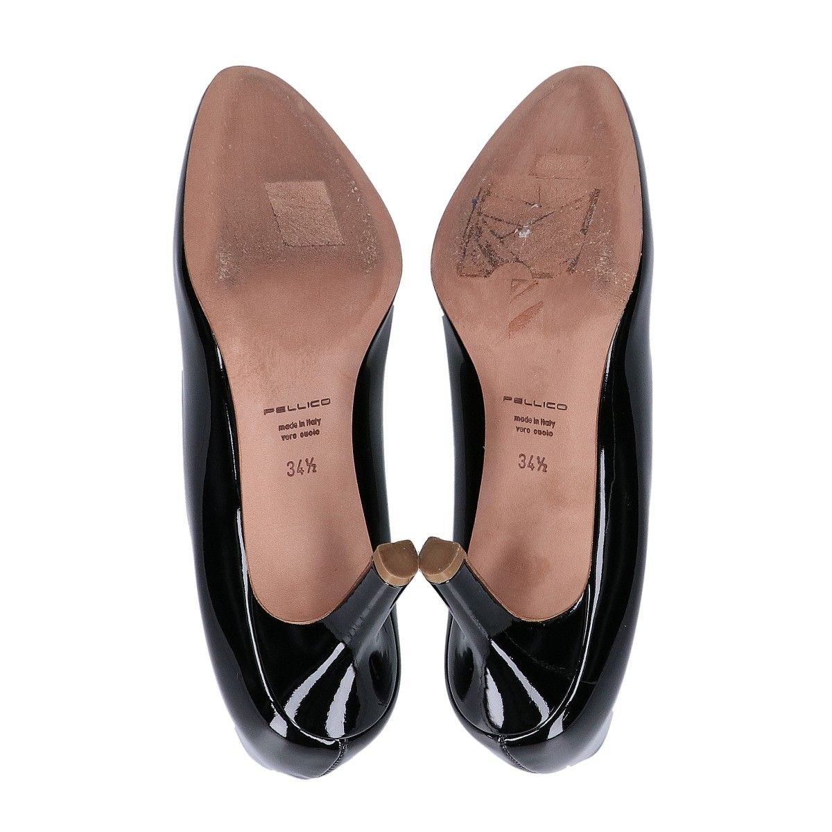PELLICO ペリーコ 【美品】パテントレザー アーモンドトゥ パンプス 34