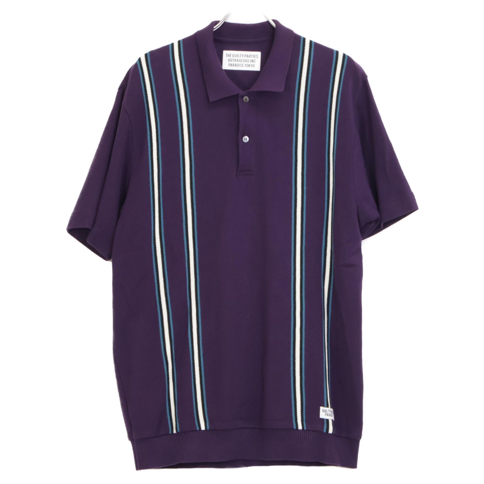 WACKO MARIA ワコマリア 24SS STRIPED JACQUARD KNIT POLO SHIRT