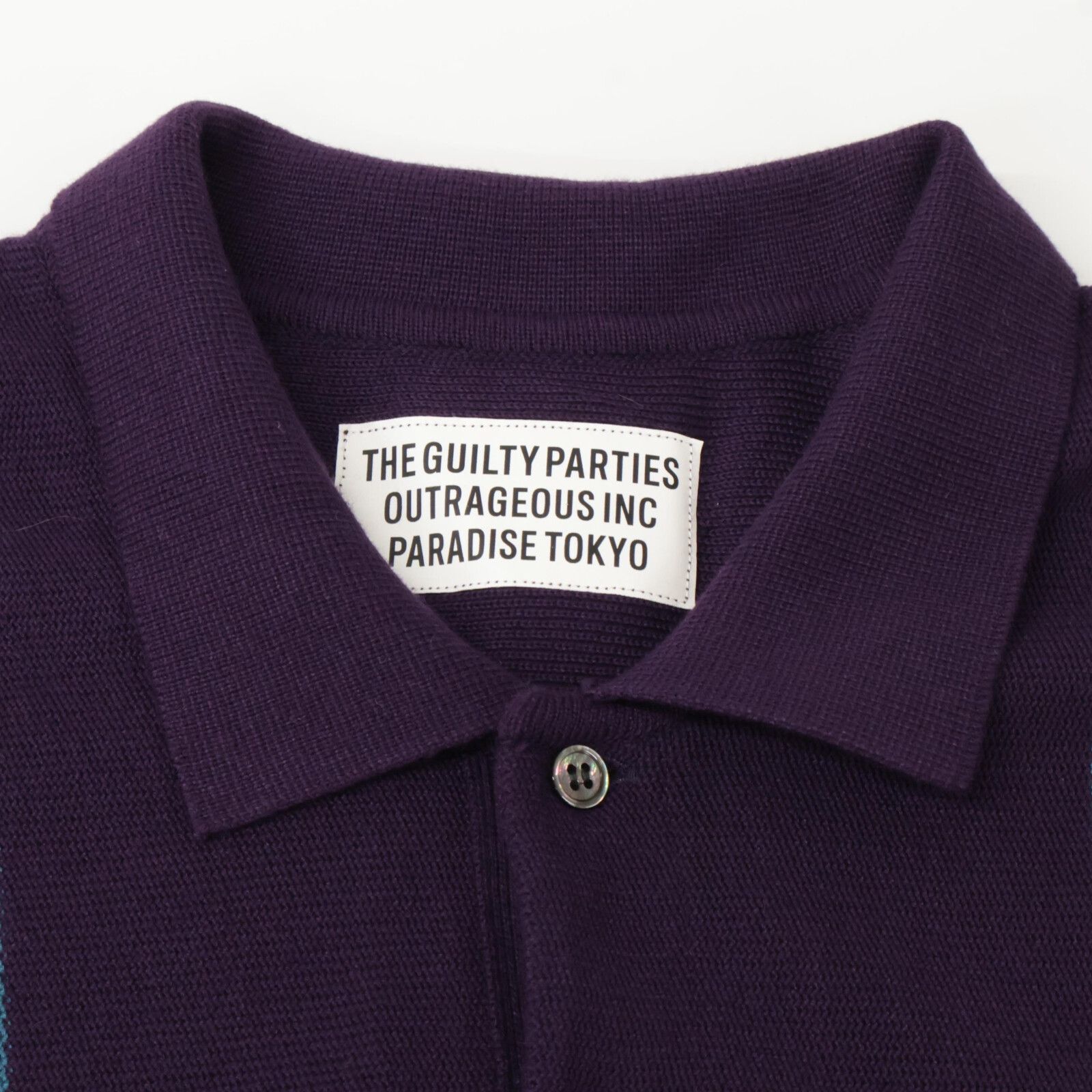 WACKO MARIA ワコマリア 24SS STRIPED JACQUARD KNIT POLO SHIRT