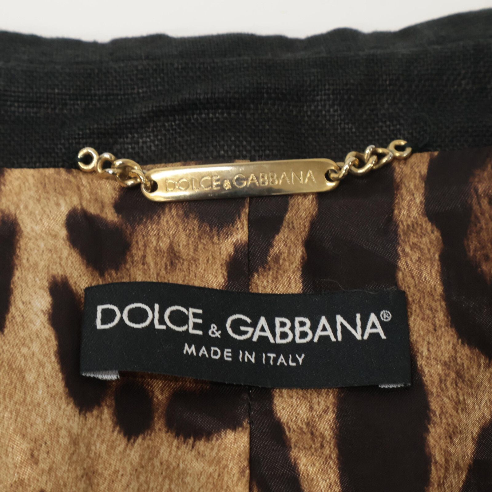 DOLCE&GABBANA ドルチェアンドガッバーナ F2401T FU4B1 ﾌﾞﾗｯｸ 裏地