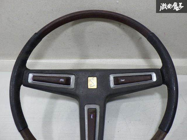 日産純正KGC110スカイラインGT-X ハコスカステアリングホイールハンドル 破損無し！！/使用OK！！】日産純正 KGC110 スカイライン GT-X