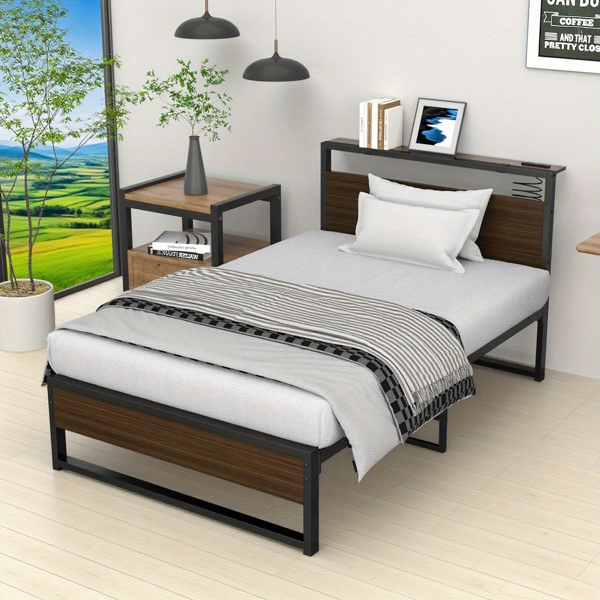 頑丈耐荷重200kg】シングルベッド パイプベッド スチール製 30cmベッド