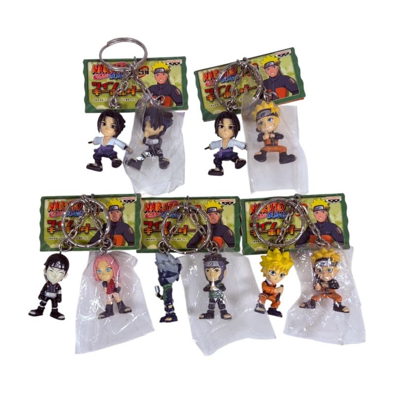 NARUTO ナルト 疾風伝 ツインキーホルダー 5種 セット うずまきナルト