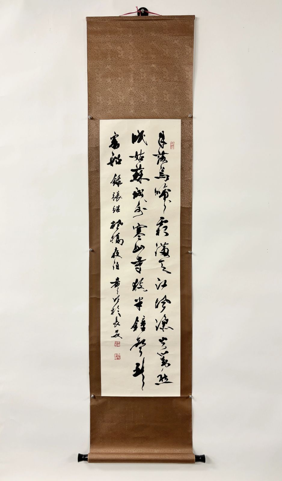 掛軸】 田希明 行書 「楓橋夜泊」 墨蹟 紙本 名句 骨董 古美術 - メルカリ