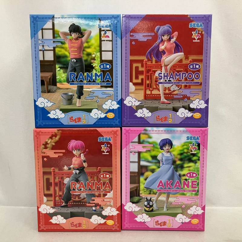 未開封 らんま 1/2 Luminasta プライズ フィギュア 4体 まとめ セット