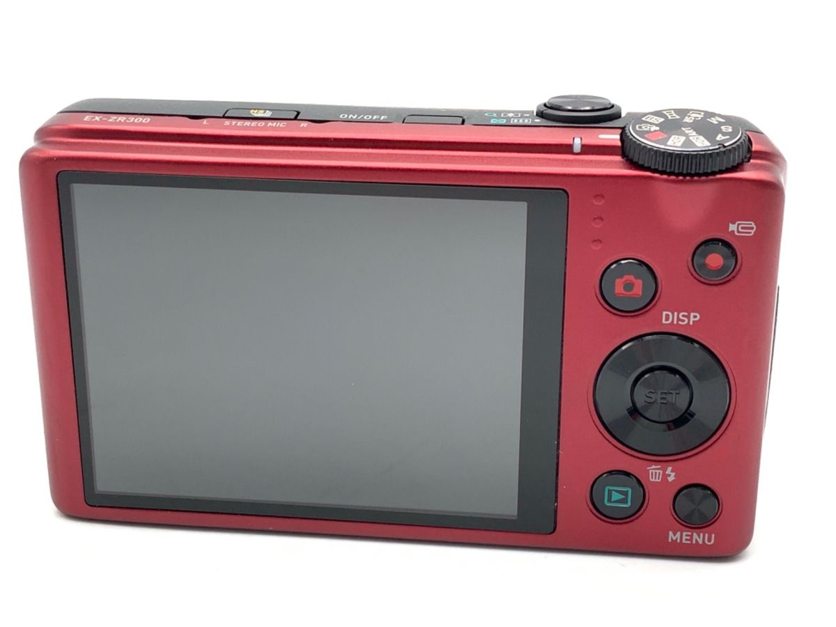中古】 【並品】 カシオ EXILIM EX-ZR300RD レッド - メルカリ