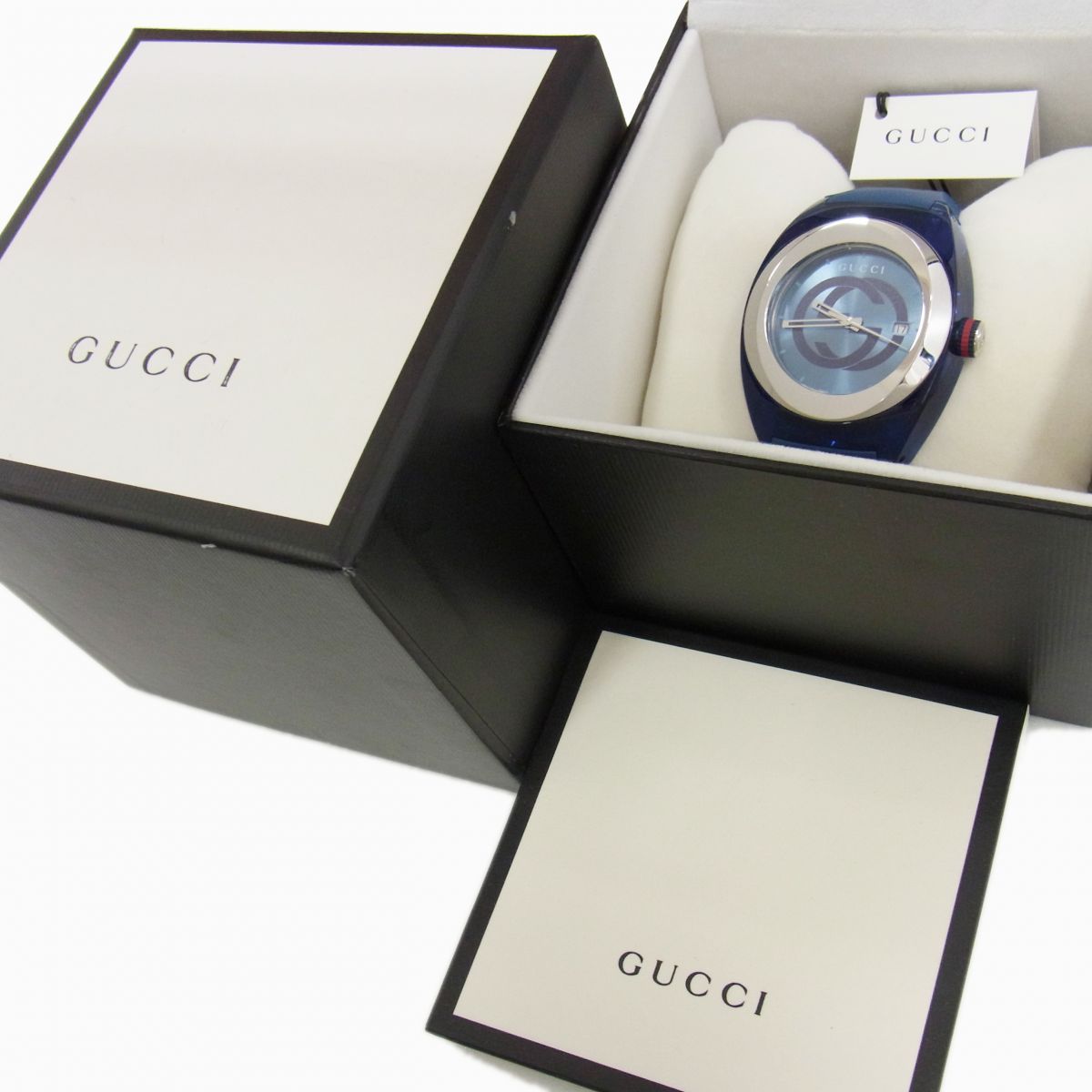 美品 参考定価88,000円◇GUCCI SYNC YA137104A シンクウォッチ 腕時計 