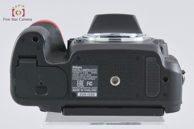 中古】Nikon ニコン D750 デジタル一眼レフカメラ シャッター回数僅少