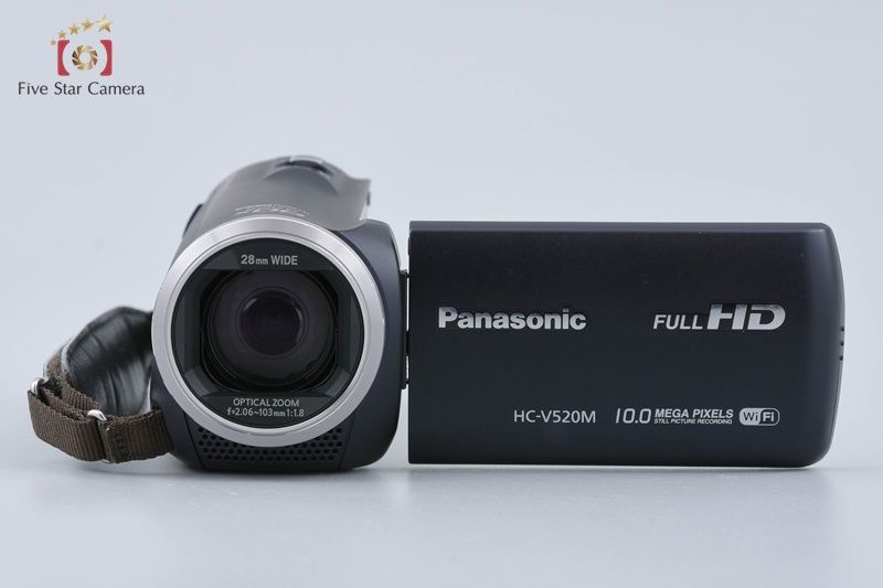 中古】Panasonic パナソニック HC-V520M ダークネイビー デジタル