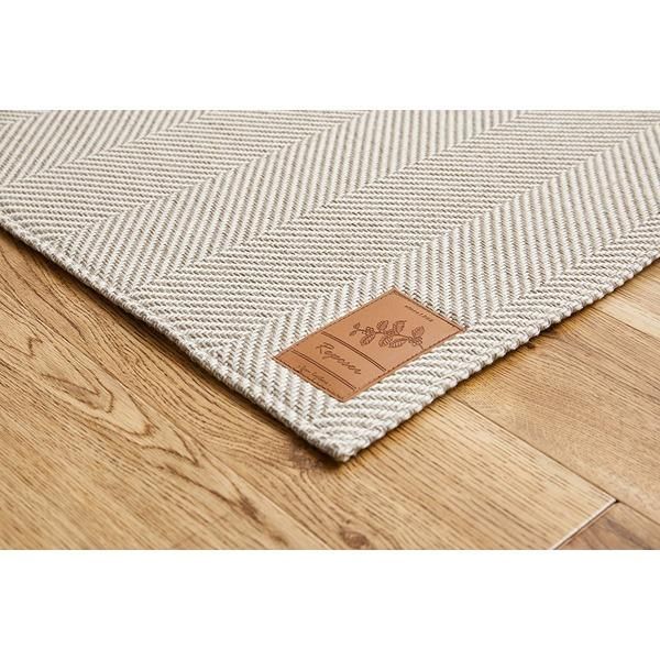 ラグマット 絨毯 約190×240cm グレー 洗える ヘリンボンラグ 滑り止め付 ホットカーペット 床暖房可 オールシーズン リビング カーペット 夏用 190 240の通販