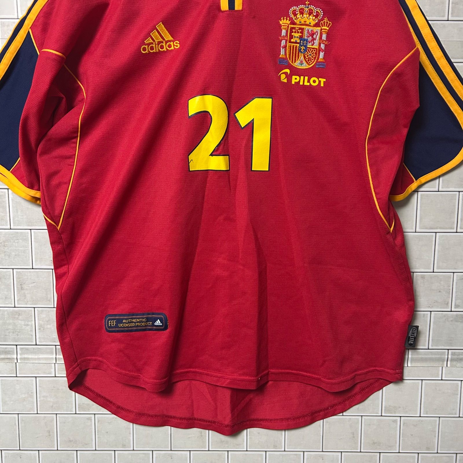 スペイン代表 　サッカーユニフォーム　オーセンティック2000年モデル adidas アディダス スペイン代表 ユニフォーム 2000年