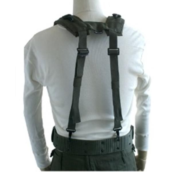 USタイプ H型 サスペンダー ブラック ナイロン UTXピストルベルト対応