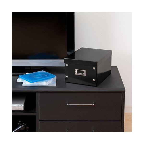 5個セット〕 サンワサプライ 組み立て式DVD BOX（ブラック） FCD