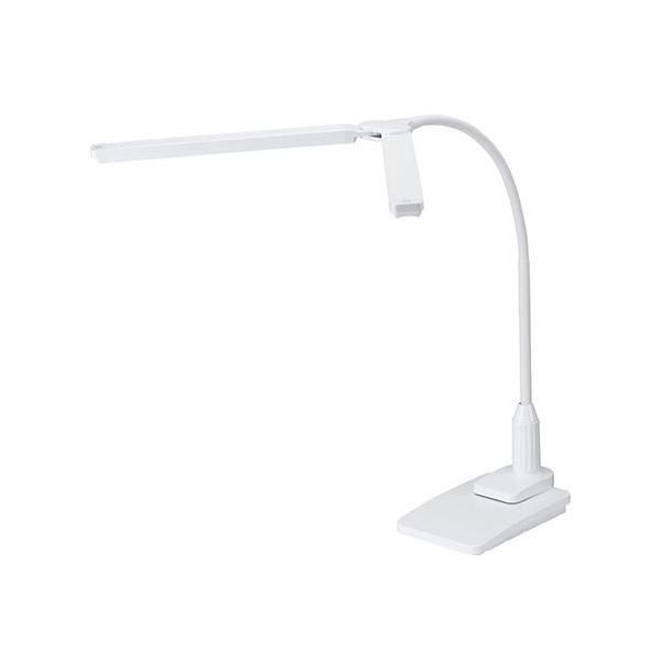 YAZAWA LED2灯クランプスタンドライト調光機能付き SDCCL13D01WH