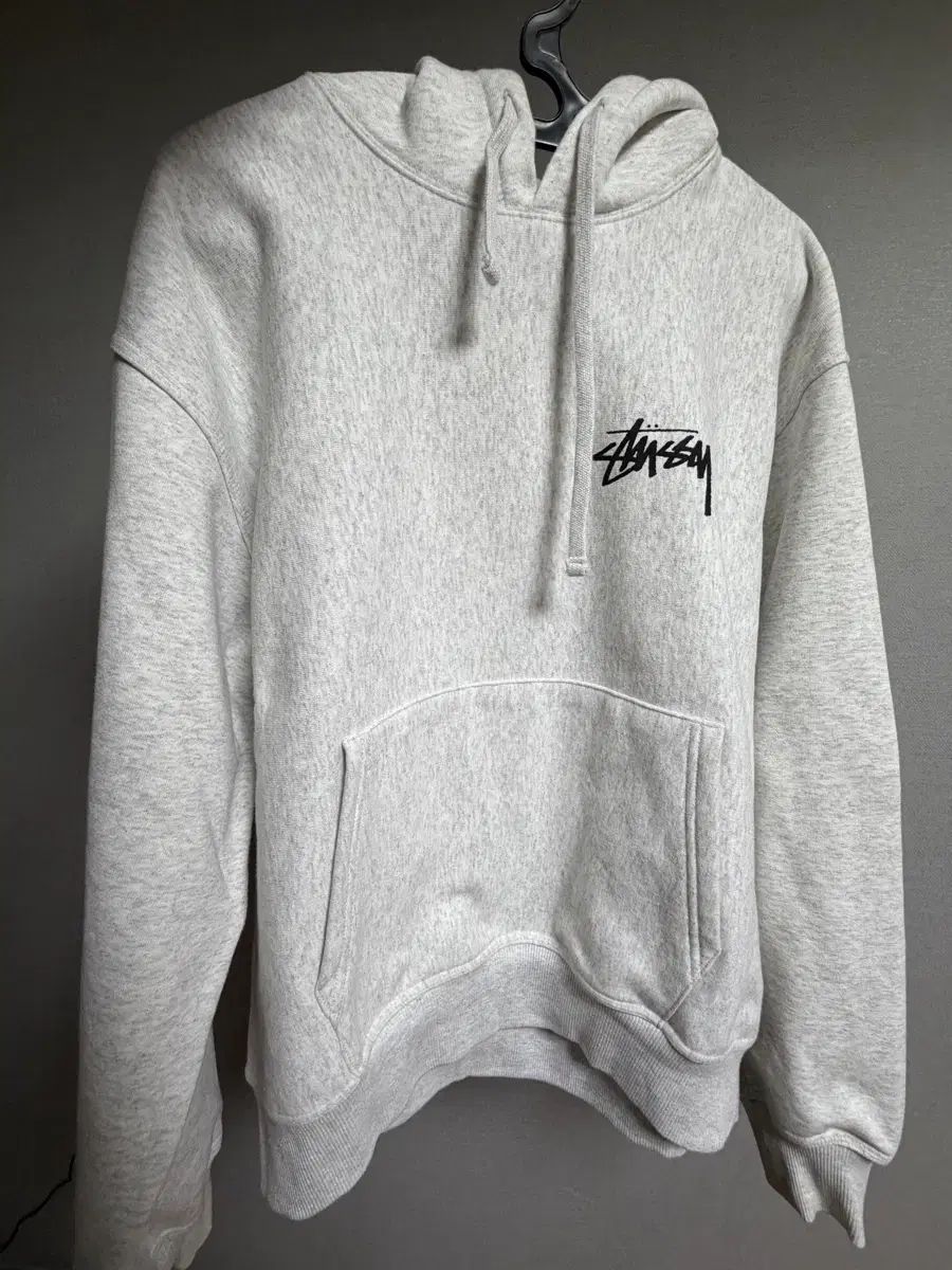 STUSSY PLUSH WHOOD アッシュ ヘザー M