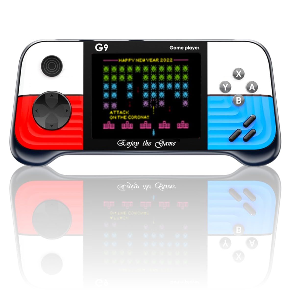 Grigioy【600のゲームが遊べる】 グリップ型 ゲームBOX 携帯 ゲーム機