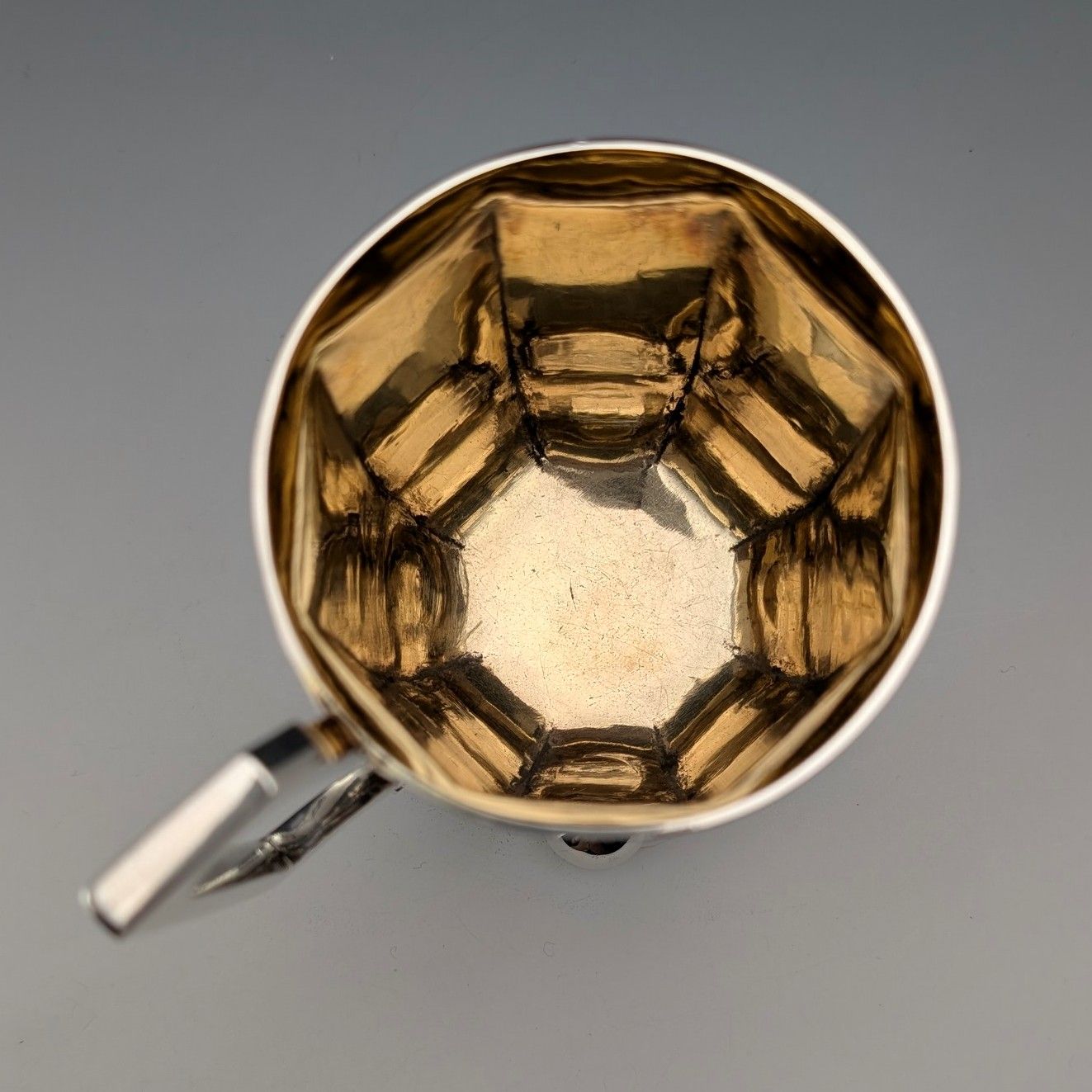 1858年 英国アンティーク 純銀製 マグカップ 148g Joseph Angell II