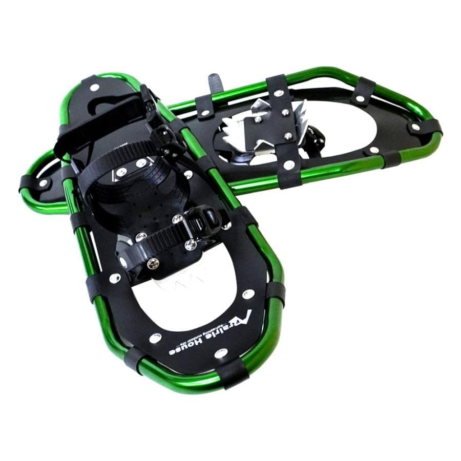 Prairie House スノーシュー 25インチ アルミ製 軽量 男女兼用 収納袋