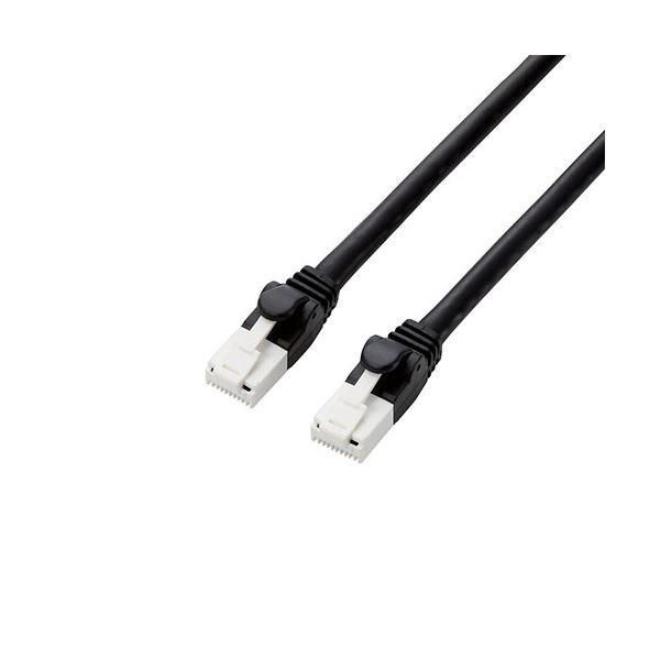 5個セット〕 エレコム ツメ折れ防止LANケーブル(Cat6A) GM-LDGPAT 