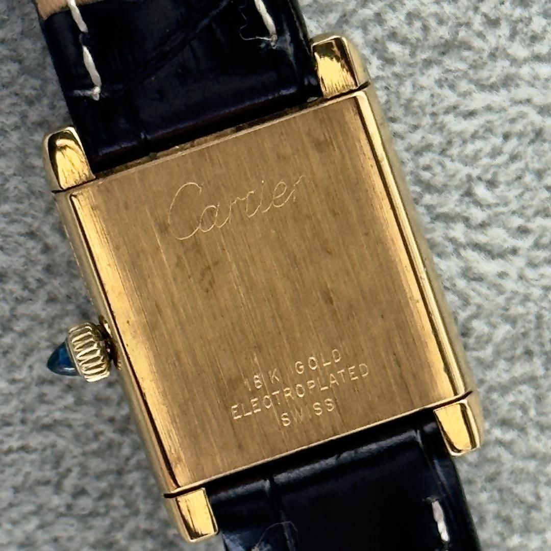 貴重 外装新品仕様 カルティエ プレマストタンクSM 手巻 腕時計 稼働