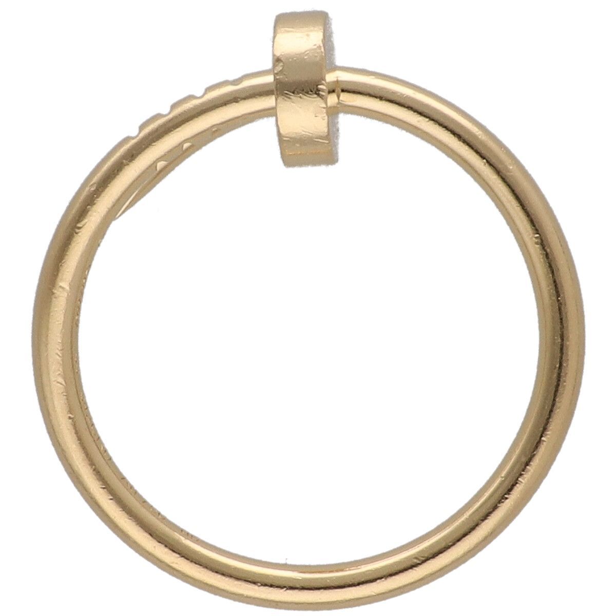 中古】 Cartier カルティエ ジュストアンクル リング SM B4225953 YG