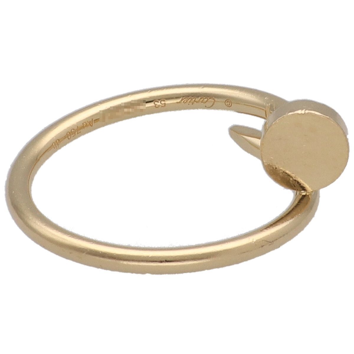 中古】 Cartier カルティエ ジュストアンクル リング SM B4225953 YG 
