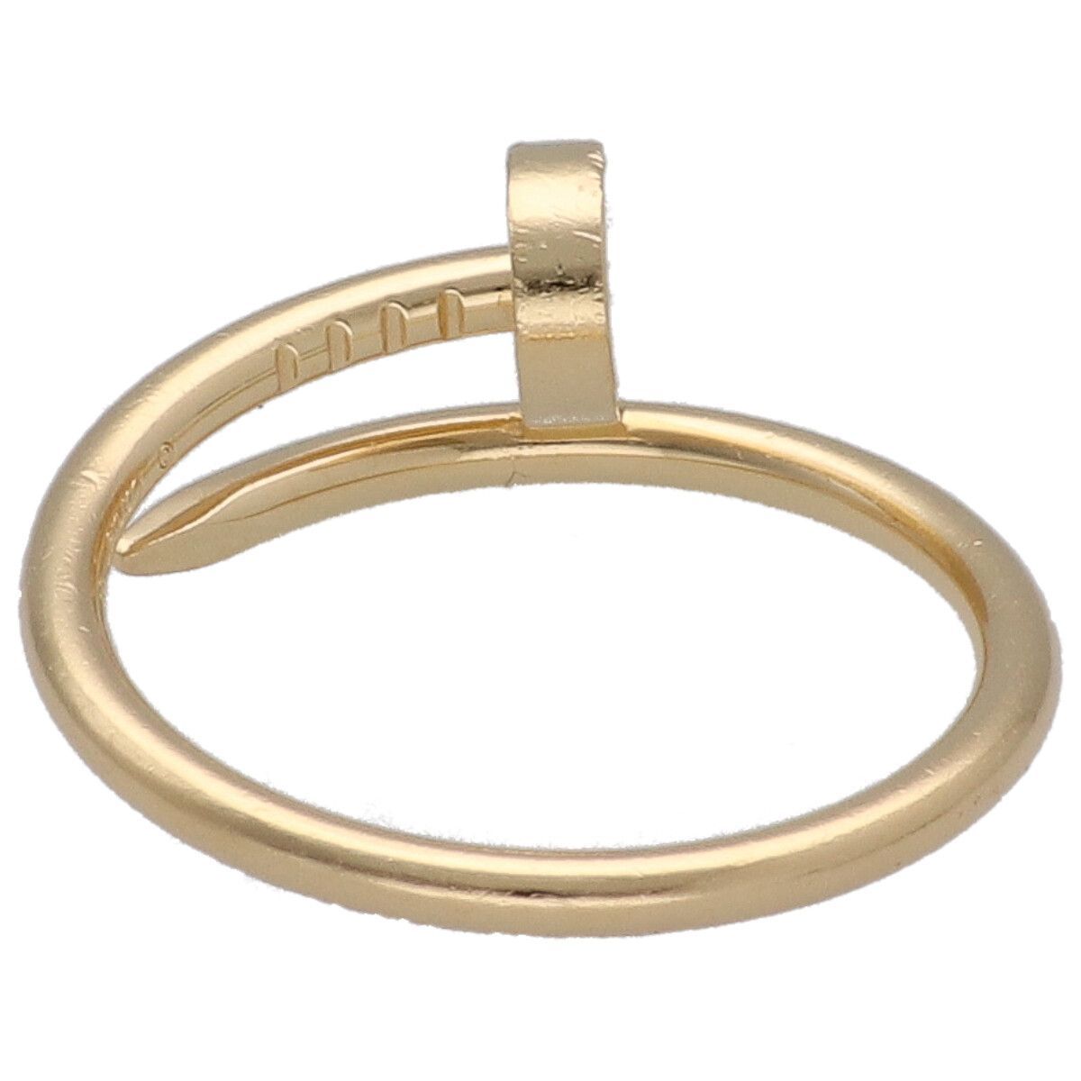 【中古】 Cartier カルティエ ジュストアンクル リング SM B4225953 YG イエローゴールド 53 スモール メンズ レディース 指輪 25037067 AO 中古】 Cartier カルティエ ジュストアンクル リング SM B4225953 YG