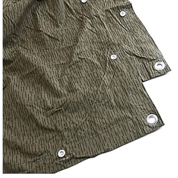 東ドイツ軍 放出 テントシート 1枚 レインドロップカモフラージュ 未