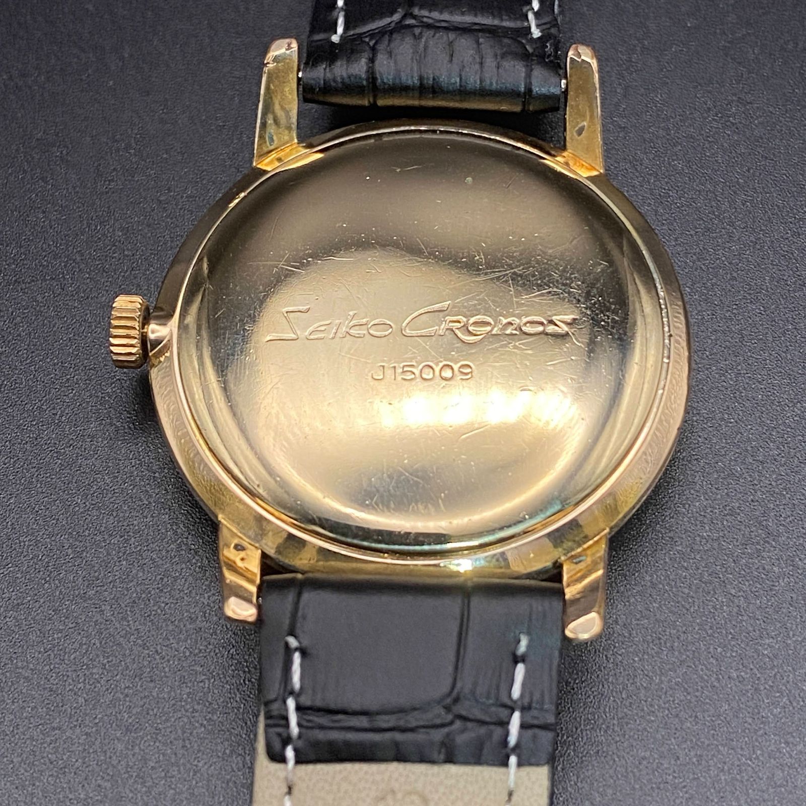 OH済み セイコー SEIKO クロノス Cronos J15009 手巻き式 21石 稼働品