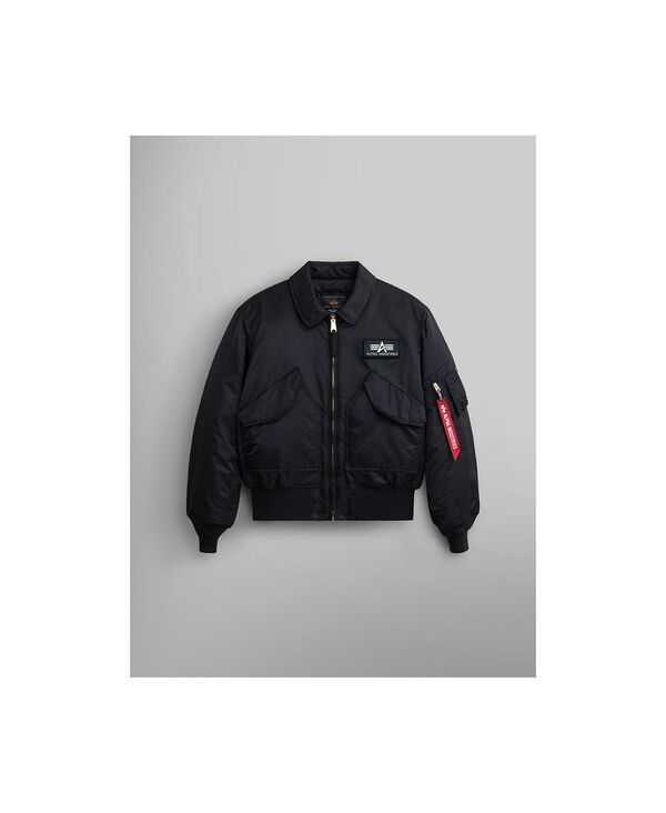 アルファインダストリーズ メンズ アウター ジャケット・ブルゾン Alpha Industries Mens Alpha Cwu 45P Flight Jacket Black ブラック