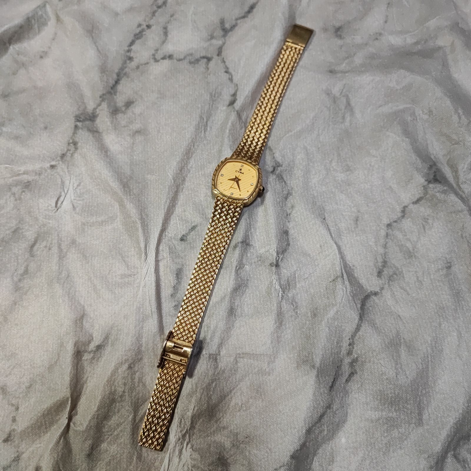 80s SWISS製 シーマ CYMA レディース 腕時計 アナログ - メルカリ