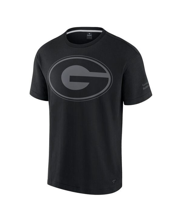 ファナティクス メンズ トップス Tシャツ Fanatics Mens Black Georgia Bulldogs Iconic TShirt Black ブラック