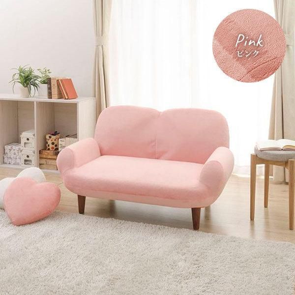 コンパクトソファー|ローソファー 〔ブラウン