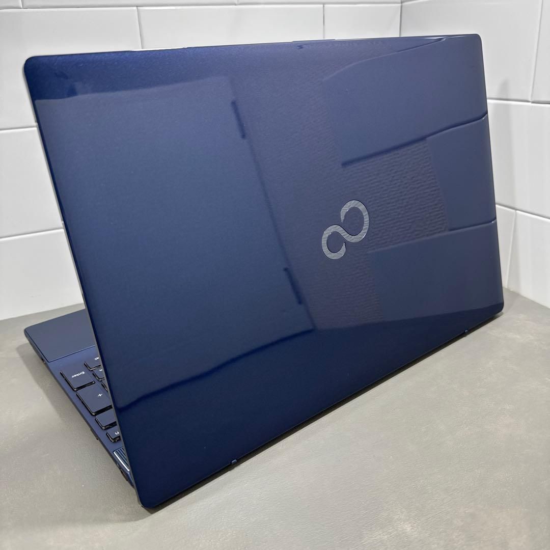 極上】富士通メタリックブル☘8世代i7☘️メモリ16☘️SSD256+1TB