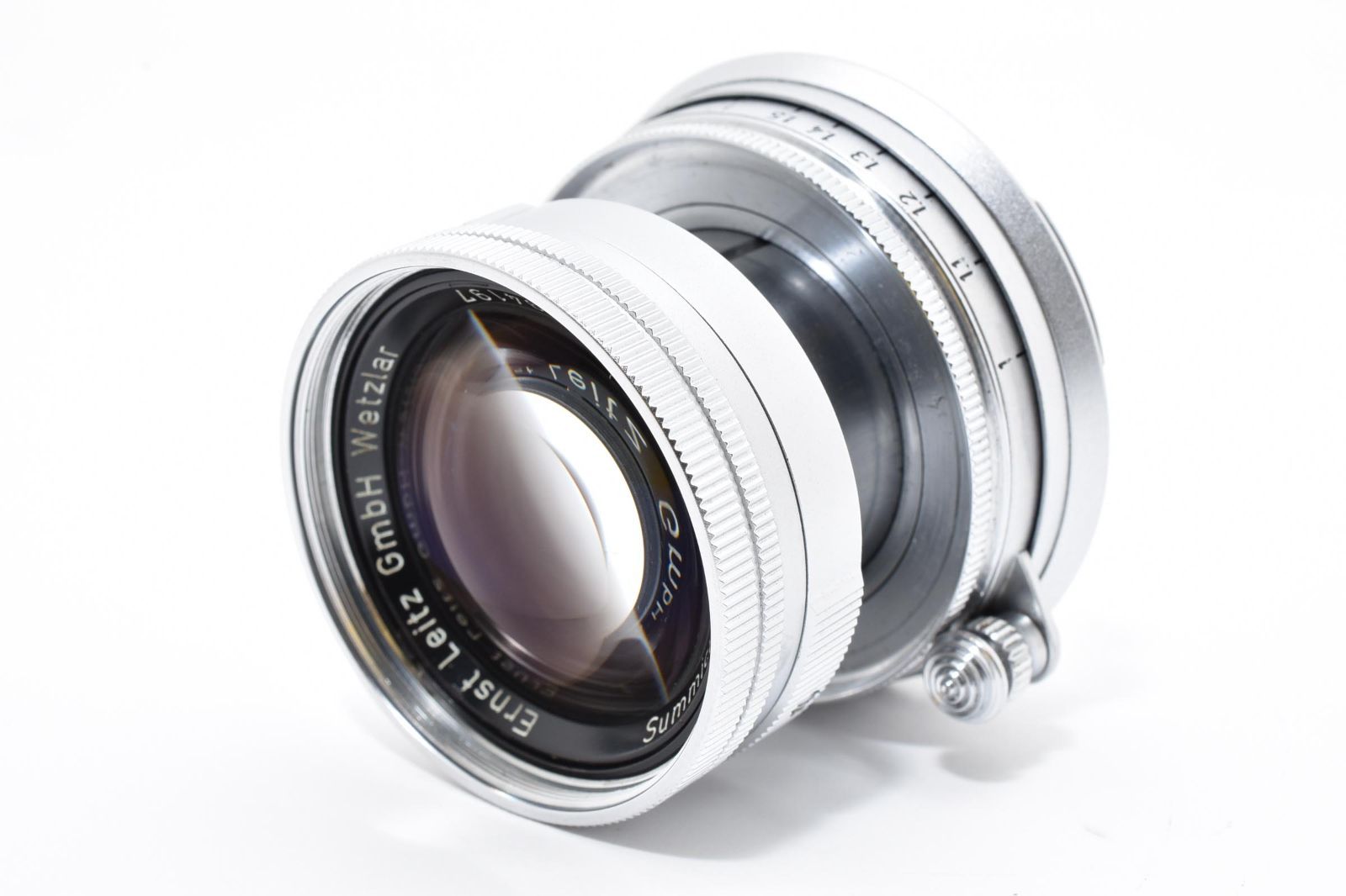 返品保証】☆美品☆ライカ Leica Summicron 5cm 50mm F2 沈胴