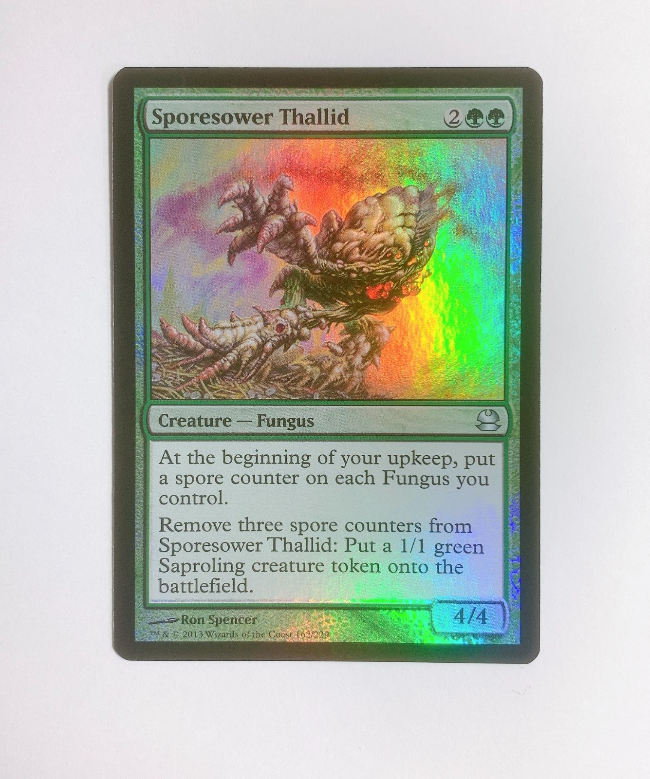 4】胞子撒きのサリッド/Sporesower Thallid （英語版・Foil・MMA） MTG