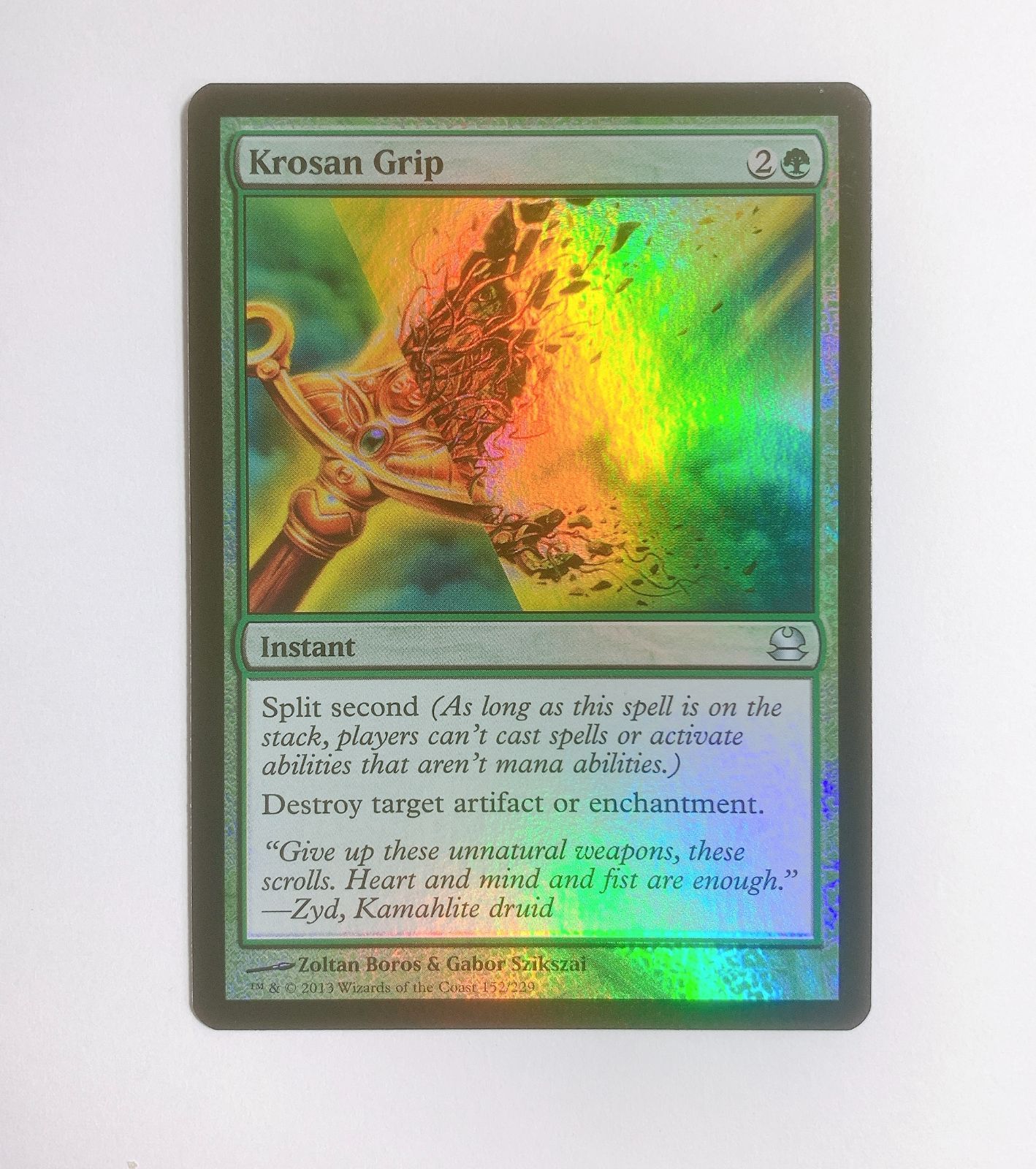 3】クローサの掌握/Krosan Grip （英語版・Foil・MMA） MTG マジック