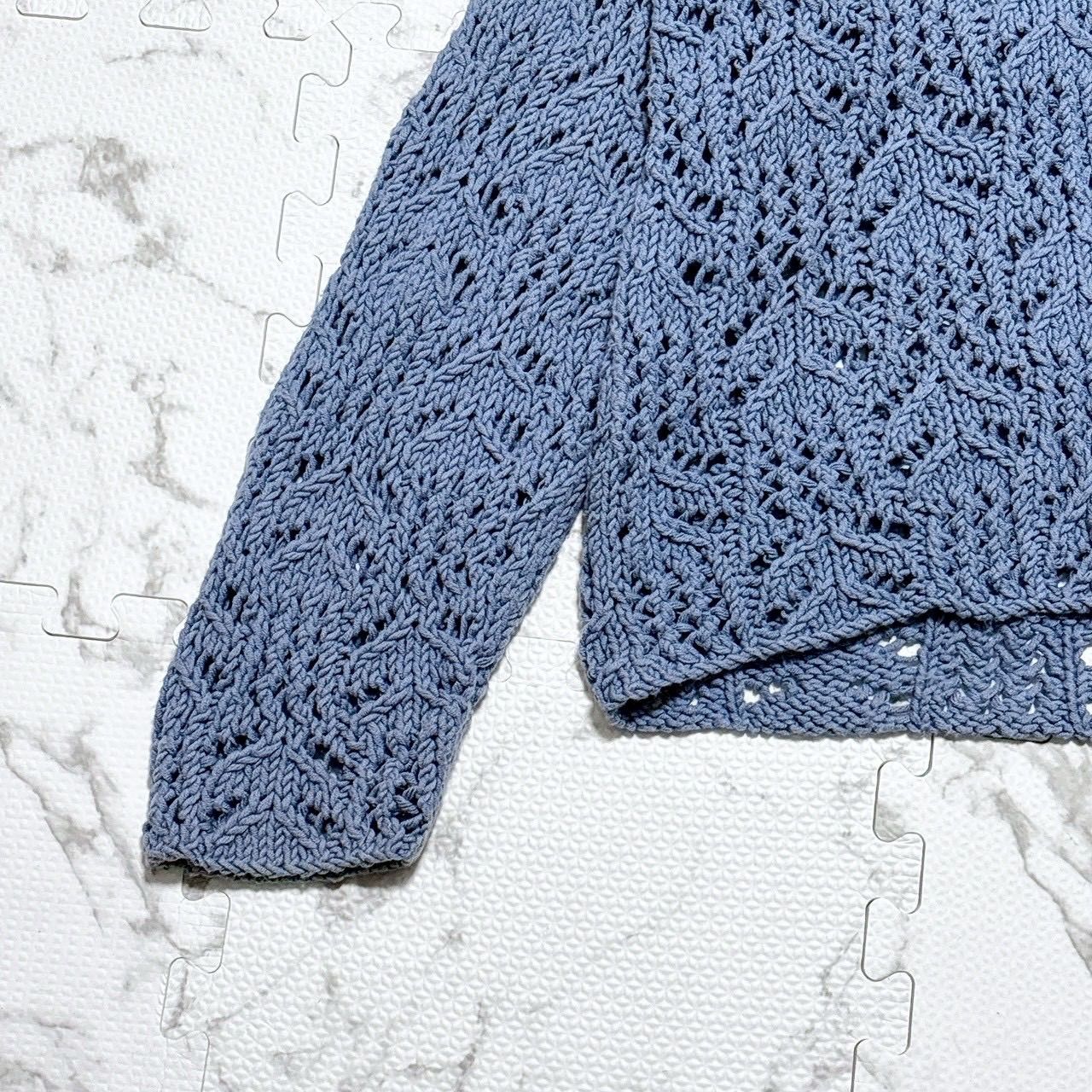 ダイリク DAIRIKU 21SS FlowerPattern Hand Knitting Cardigan 