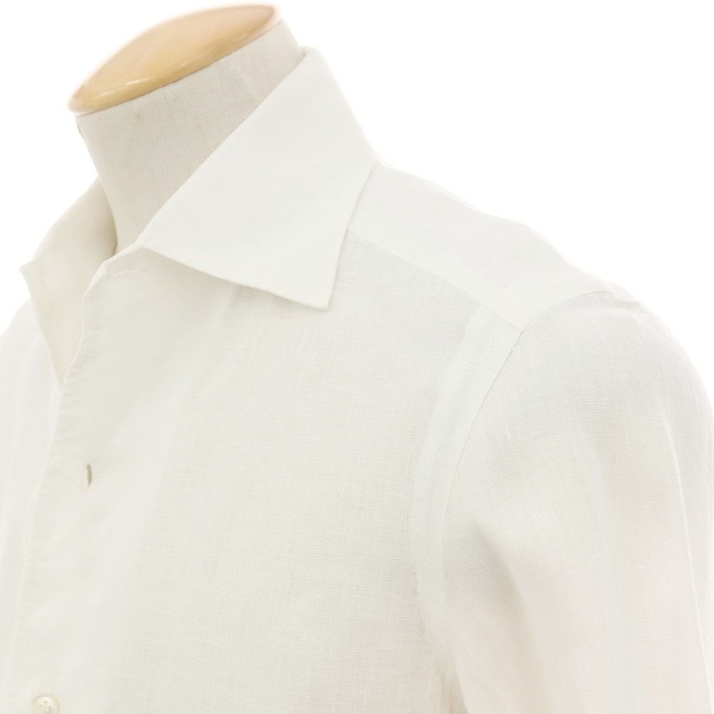 中古】バルバ BARBA BARNEYS NEW YORK別注 リネン ワンピースカラー 