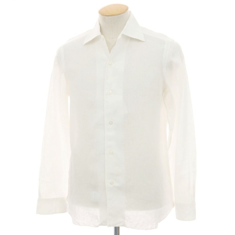 中古】バルバ BARBA BARNEYS NEW YORK別注 リネン ワンピースカラー