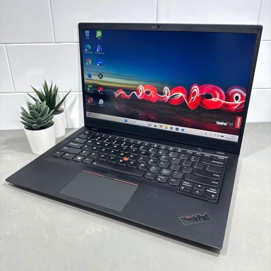 高性能】ThinkpadX1カーボン☘8世代i7☘️NVMe512GB - メルカリ