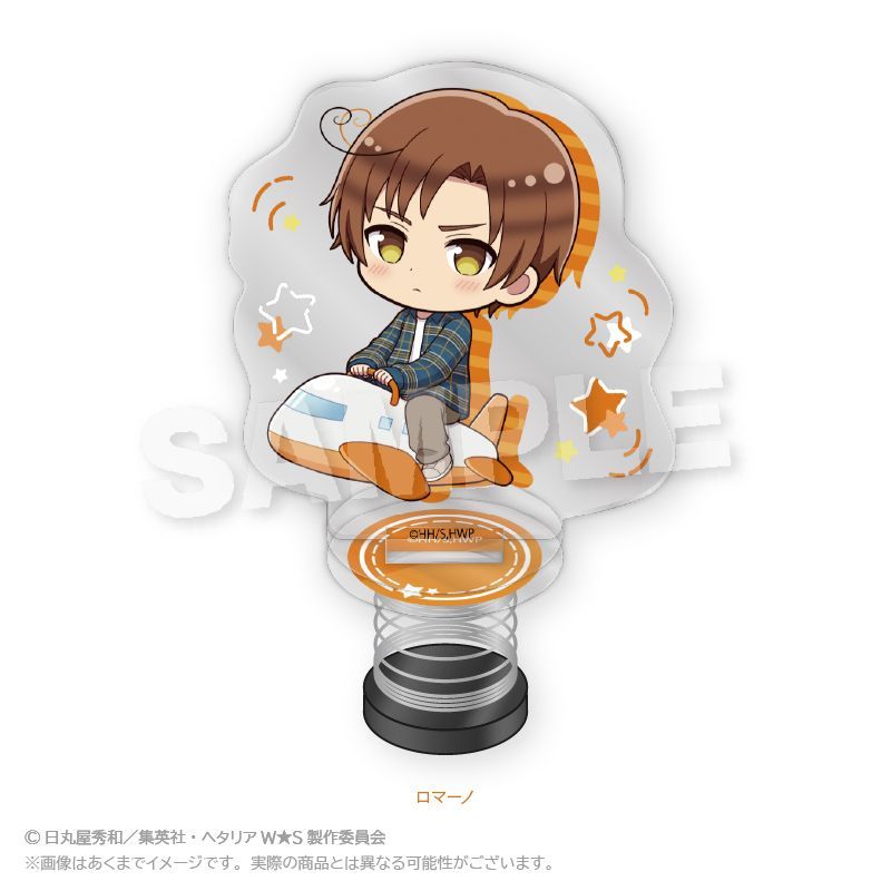 新品/公式】ヘタリア World☆Stars_ばねアクリルスタンド 遊具ver