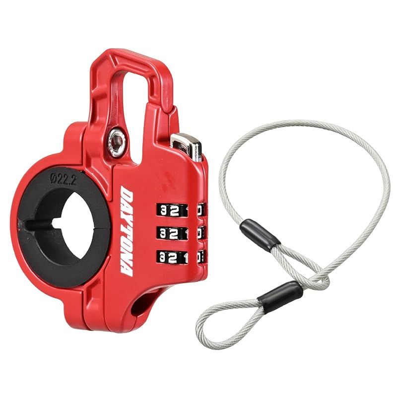 デイトナ(Daytona) ヘルメットロック バイク 取付幅13mm スレンダー