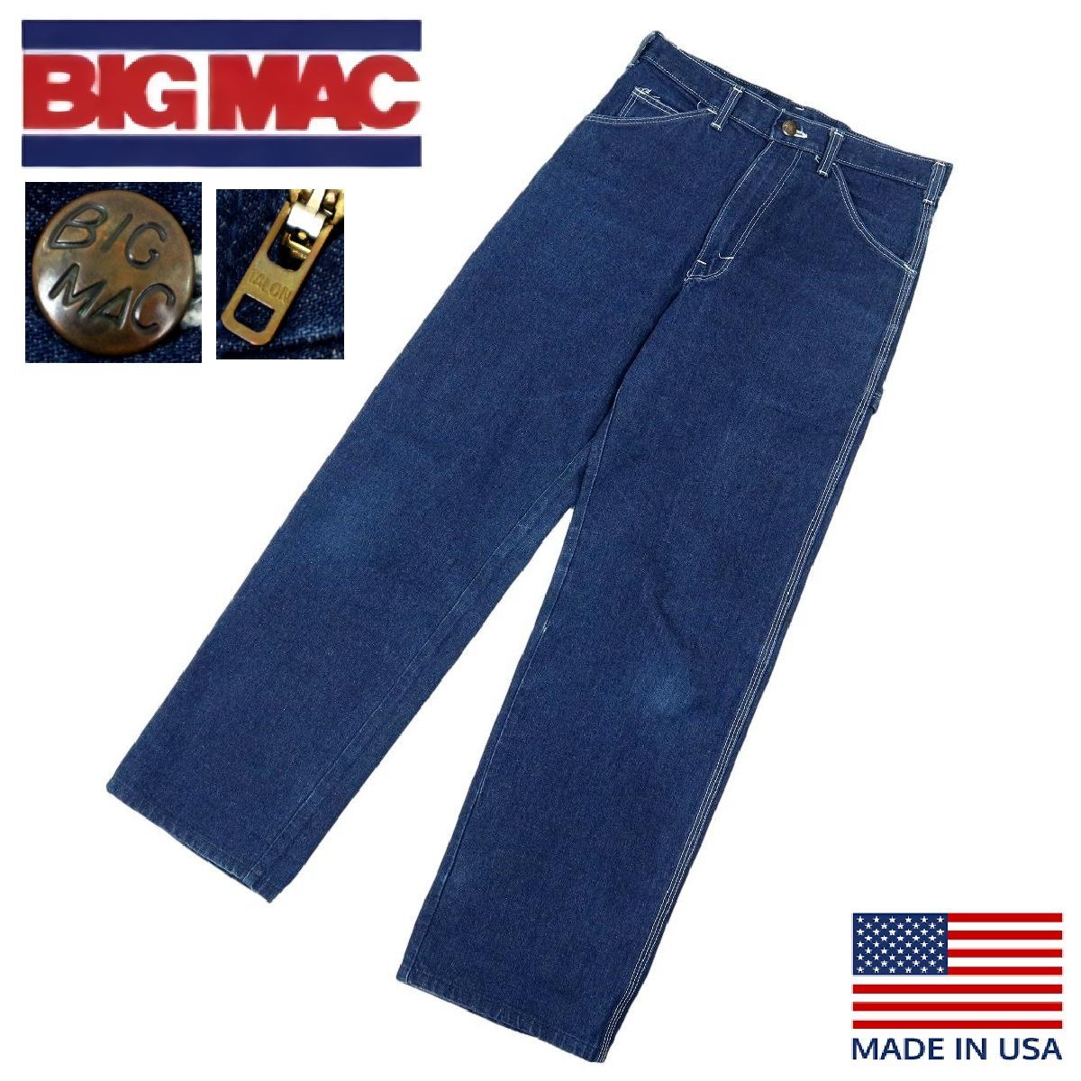 B3743】【美品】【80年代】【USA製】BIG MAC ビッグマック ペインター