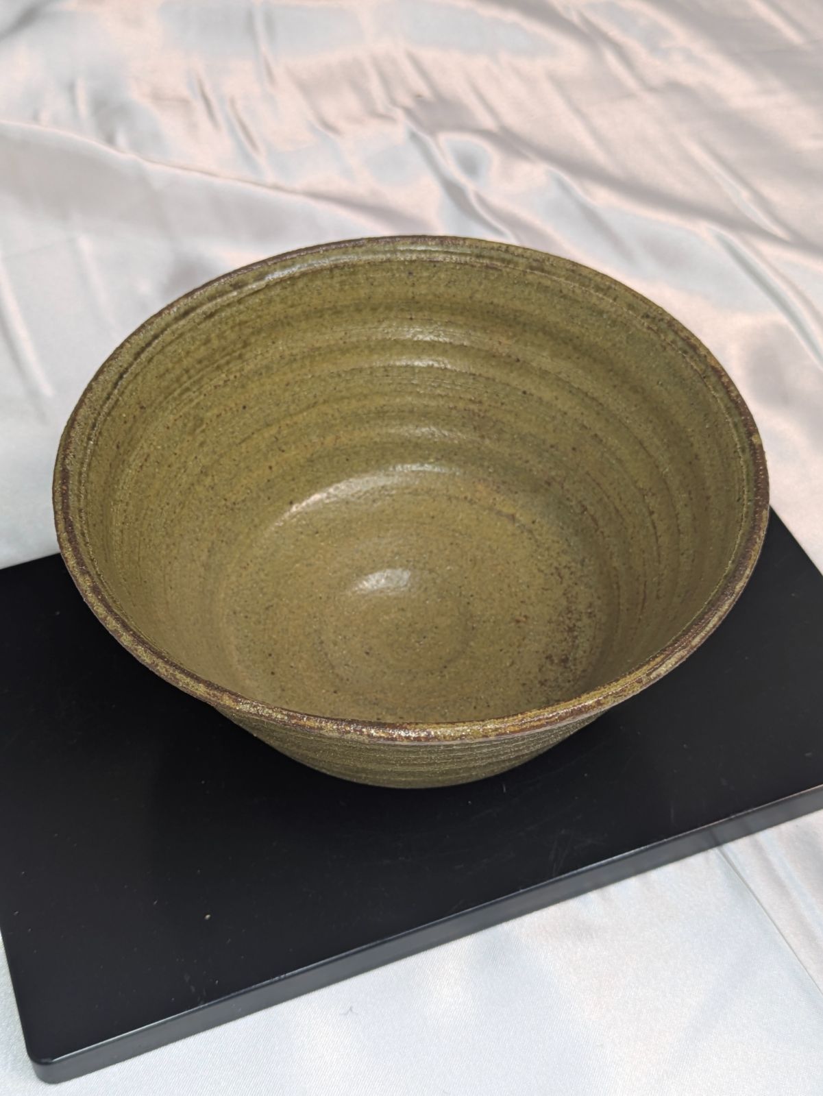 勝龍寺窯 乾伸行 伊羅保茶碗 抹茶碗 抹茶 未使用に近い 共箱 共布 栞