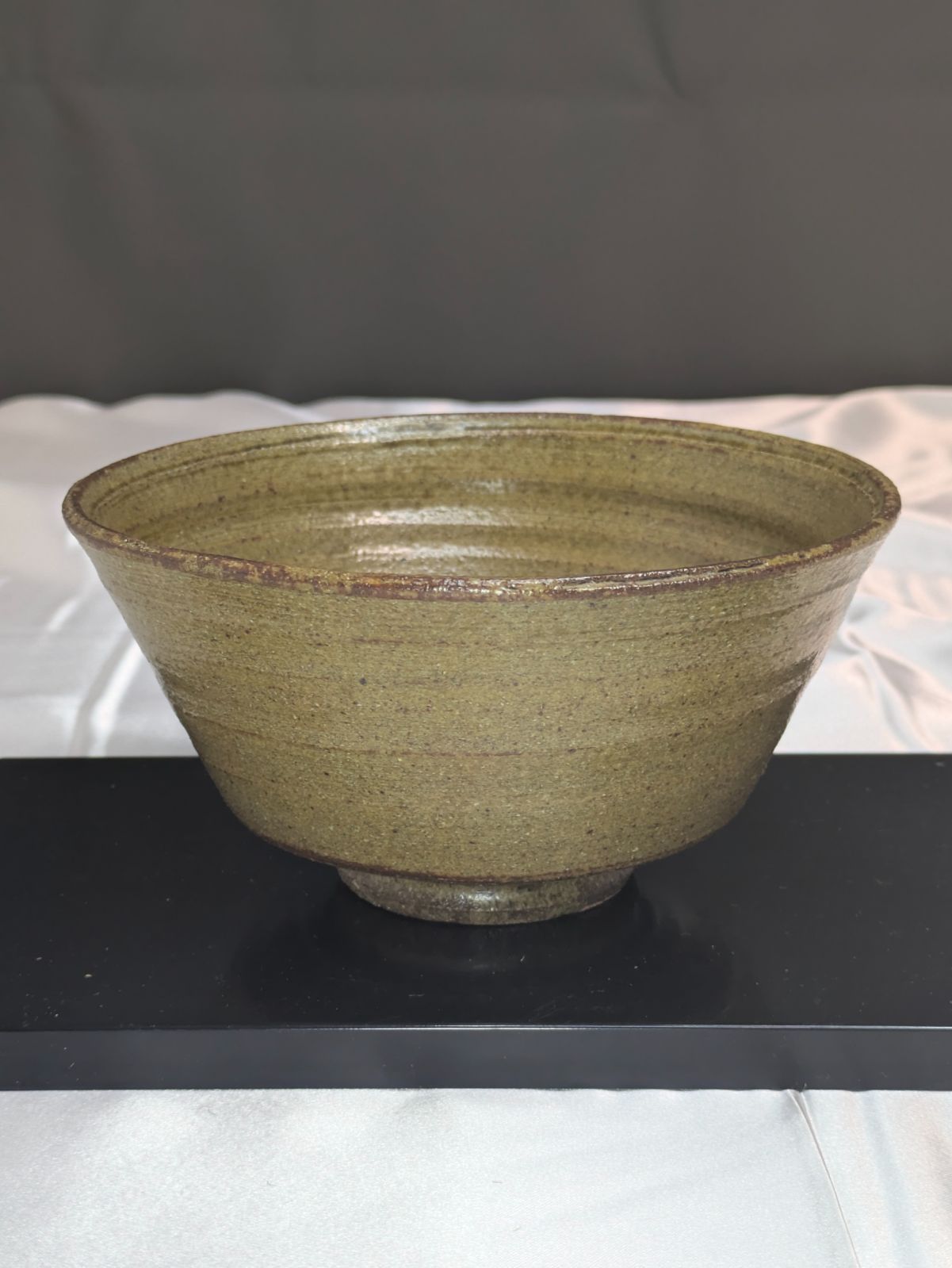 勝龍寺窯 乾伸行 伊羅保茶碗 抹茶碗 抹茶 未使用に近い 共箱 共布 栞
