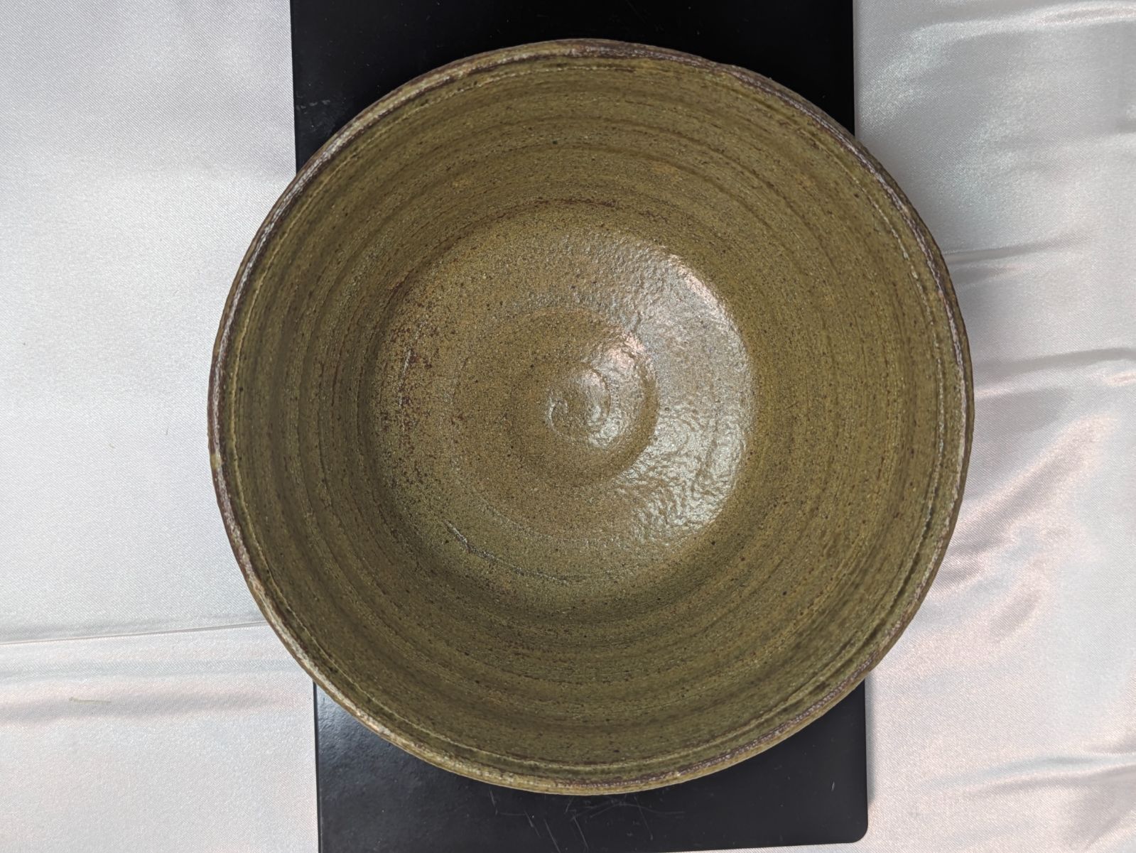 勝龍寺窯 乾伸行 伊羅保茶碗 抹茶碗 抹茶 未使用に近い 共箱 共布 栞