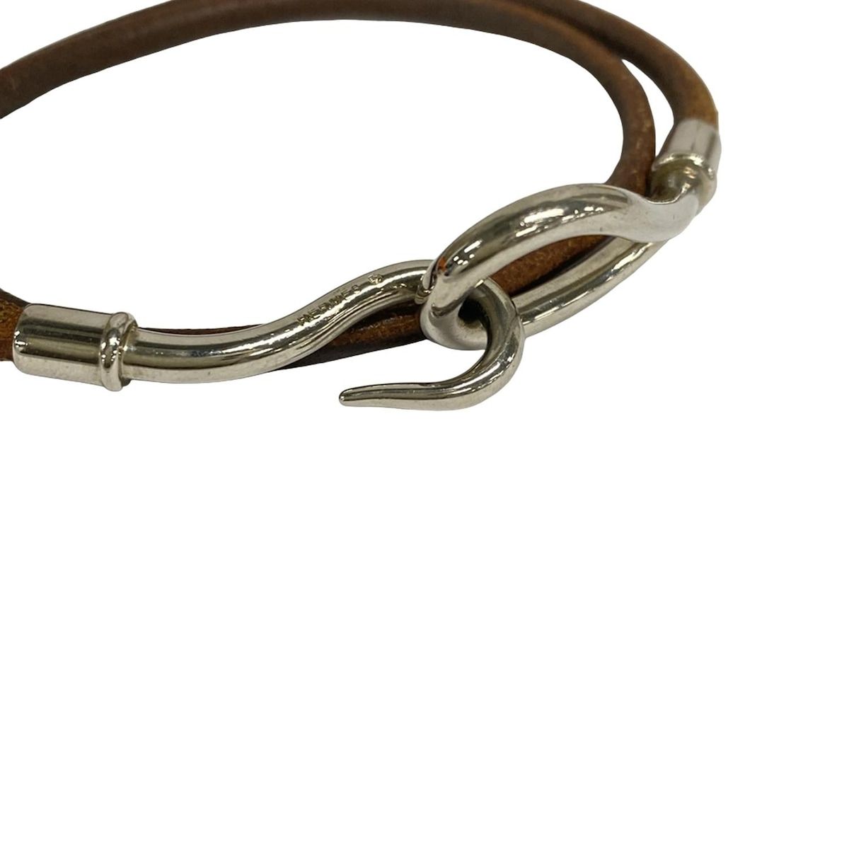 HERMES(エルメス) ブレスレット美品 ジャンボブレスレット レザー