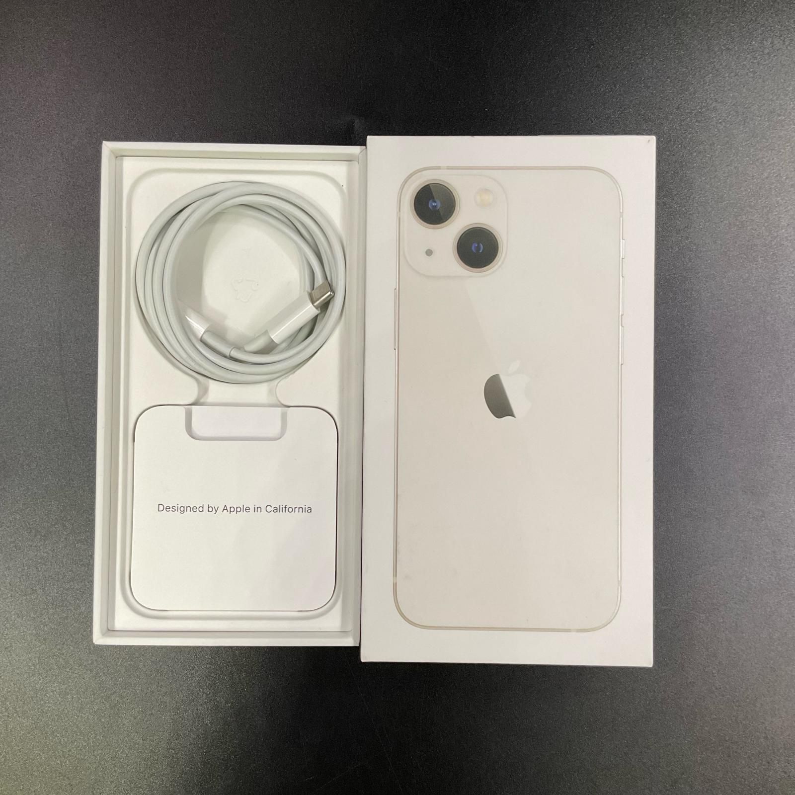 全額返金保証】【最速発送】 iPhone 13 mini 128GB スターライト au